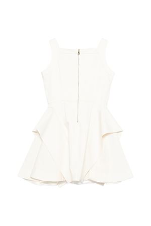 abito in cotone bianco BALMAIN PARIS KIDS | BY1B92P0484100